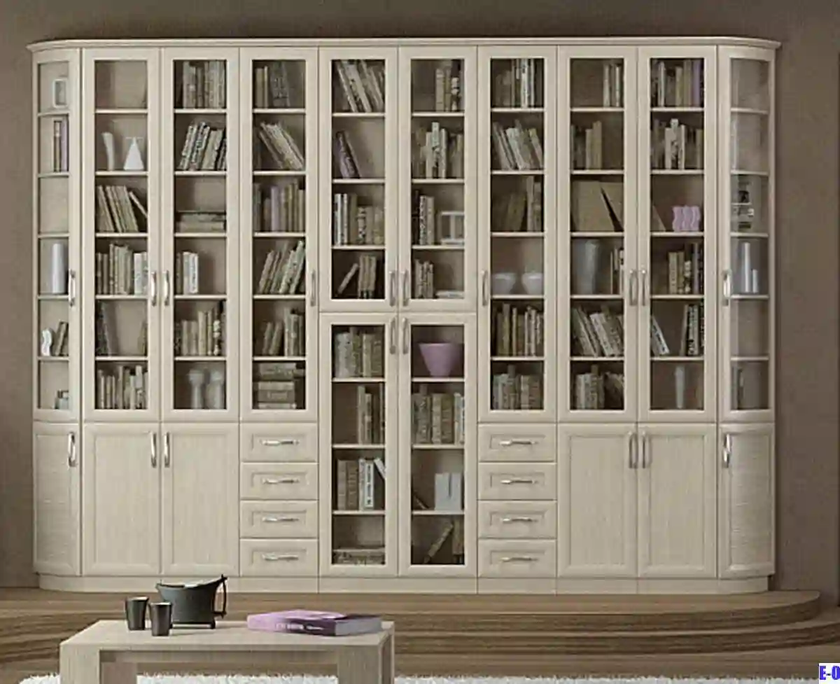Книжный шкаф Мир Мебели