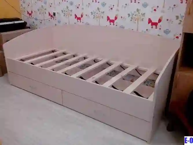 Детская кровать с ящиками Хофф